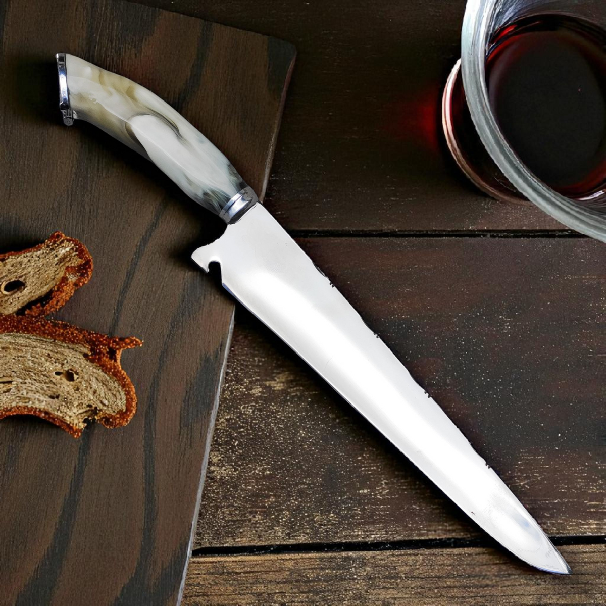 Faca Artesanal Modelo Ferradura Premium - Ideal para Churrasco