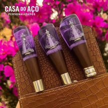 Kit Churrasqueiro - Cabo Padroeira -Três peças