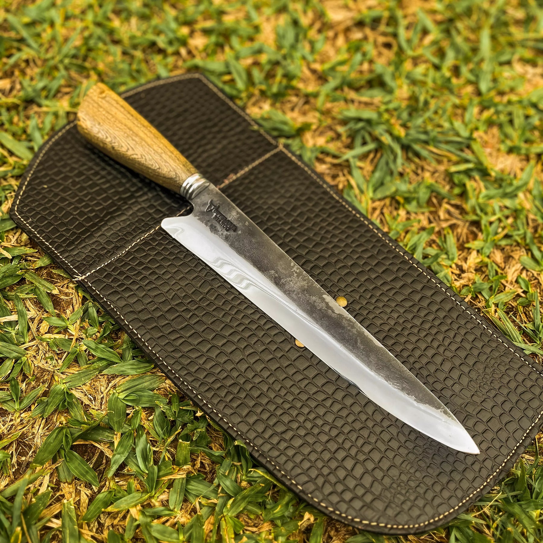 Faca Artesanal de Disco de Arado – Ideal para Churrasco e Culinária