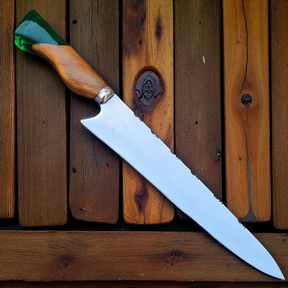 Faca artesanal - Coleção Chama Eterna - Especial para Churrasco e Culinária