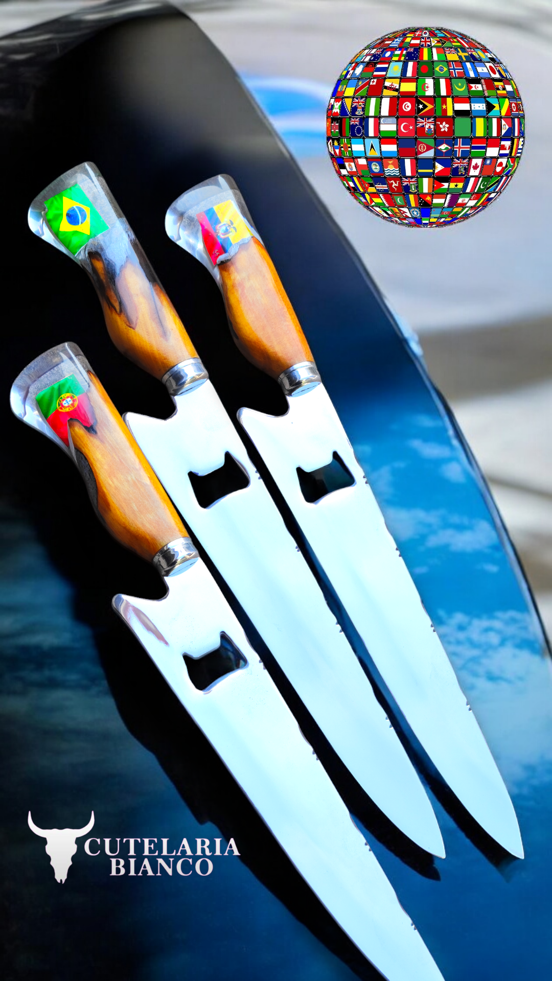 Faca Artesanal  Modelo  Patria Amada